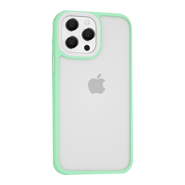 iPhone 14 Pro Max Compatible Case Cover With Shockproof Hybrid Bumper Candy Colour in Mint